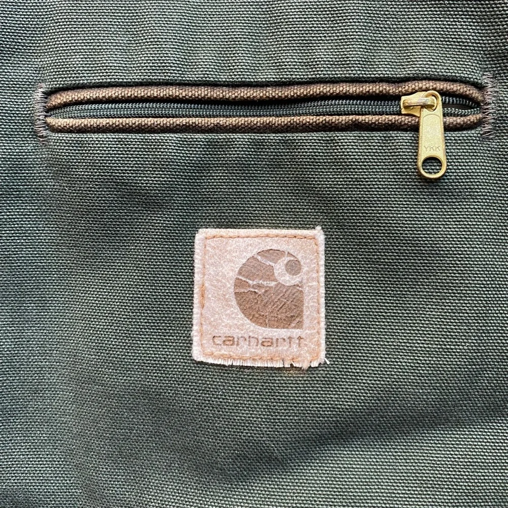 Vintage Rare Carhartt Olive JB0866 Blanket Lined Detroit Jacket (NOT FOR SALE) - Picture 9 of 9